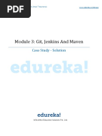 Module 3: Git, Jenkins and Maven: Case Study - Solution