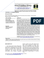 Jurnal Pendidikan Biologi: Analisis Kesalahan Mahasiswa Pada Penyelesaian Soal Mata Kuliah Anatomi & Fisiologi Manusia