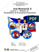 Formulating Conceptual Frameworks