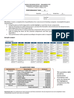 Performance Task 2: Sample Output