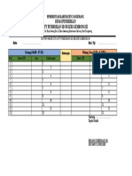 Form Daftar Hadir