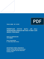 Penentuan Status Mutu Air Kali Wonokromo Dengan Metode Storet Dan Indeks Pencemar