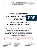 16 Proc - Hse - 016 Procedimiento de Autorización de Visitas