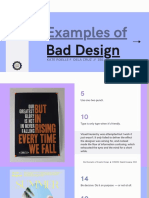 Examples of Bad Design Bad Design: Kate Roelle F. Dela Cruz // 2B1