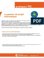 Fiche 33 - SI-La Gestion de Projet Informatique