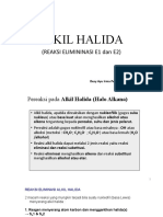 ALKIL HALIDA (Reaksi Eliminasi)