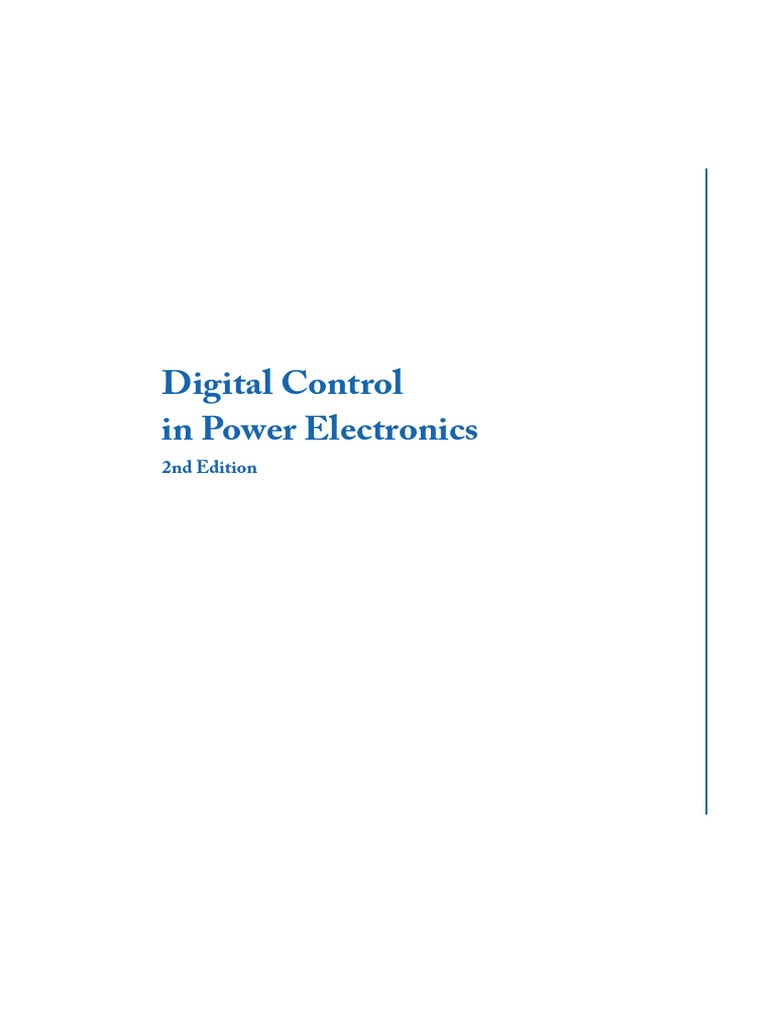 Digital Control in Power Electronics 2nd-Edition | PDF