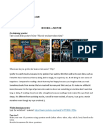 Worksheet 5 Name: Ira Rafsanjani Shohib NIM.: 20020084012 Class: 2020A Books Vs Movie