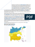 Early New High German: Ostsiedlung