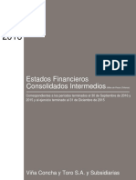 Estados Financieros Consolidados Intermedios de Viña Concha y Toro S.A. al 30 de Septiembre de 2016
