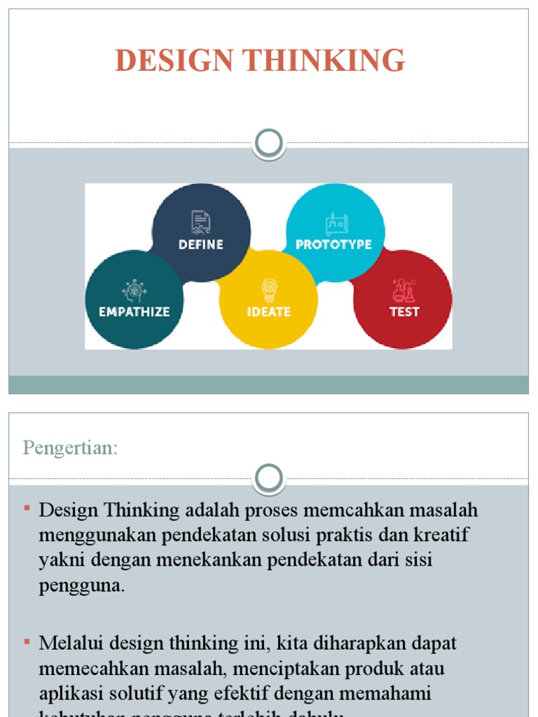 Pengenalan Design Thinking dan Manfaatnya | PDF