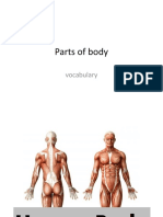 Parts of Body VOCABULARY