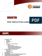 Disaster: Risk Reduction & Management