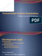 Procurement Process Automation: Solution On Mobile Technology