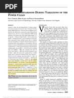 Comfort P. Et - Al, 2011 - Kinetic Comparisons During Variations of The Power Clean