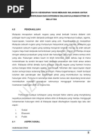 Perbezaan Budaya Kehidupan Yang Menjadi Halangan Untuk Mewujudkan Perpaduan Dan Integrasi Dalam Kalangan Etnik Di Malaysia