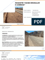 Subrasante y Base Granular para Caminos PPT ENVIAR