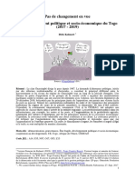 Pas de Changement en Vue Le Developpemen