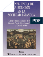 Gustavo Bueno - La Influencia de La Religión en La España Democrática