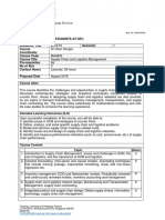 MA4850 Supply Chain and Logistics Management