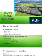 Xử lí nước thải bằng màng lọc MBR