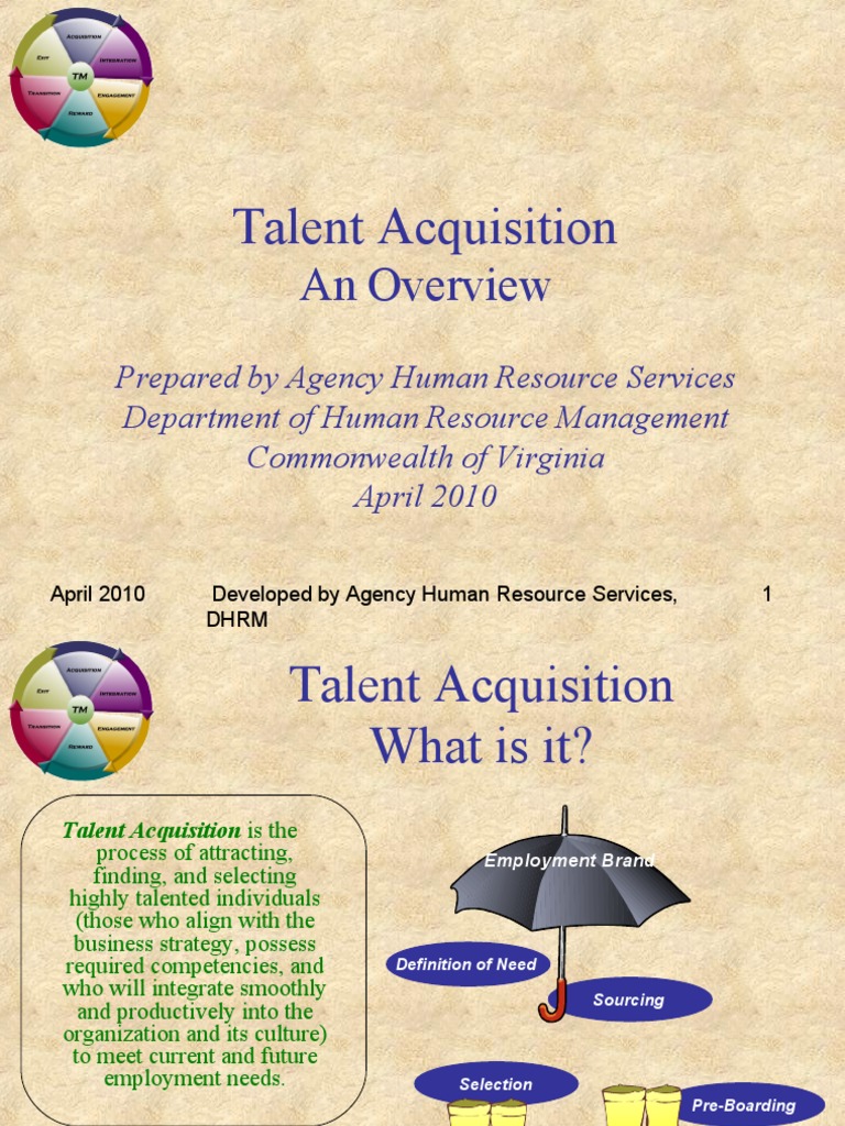 Talent Acquisition Overview Guide | PDF | Recruitment | Employment