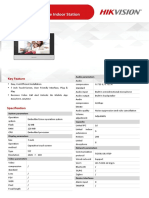 DS-KH6320-WTPE2 Video Intercom Two-Wire Indoor Station: Key Feature