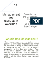 Student Success Time Management Skills