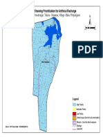 Map Showing Prioritization For Artificial Recharge: District - Ahmednagar, Taluka - Newasa, Village - Baku Pimpalgaon