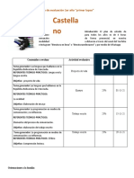 Plan de Evaluación 1er Año - 1er Lapso