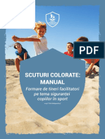 Scuturi ColorateManual Pentru Formarea Tinerilor Facilitatori Pe Tema Siguranței Copiilor În Sport.