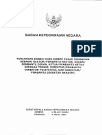 Surat Kepala BKN Nomor K.26-6 V.18-5 99@tunjangan Dosen Yang Diberi Tugas Tambahan Sebagai Rektor Pembantu Rektor...