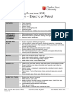 Concrete Mixer - Electric or Petrol: Standard Operating Procedure (SOP)