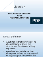 Module 4a - Drug Prevention and Rehabilitation