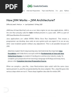 How JVM Works - JVM Architecture