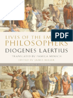 Diogenes Laertius - Jim Miller (Editor) - Lives of The Eminent Philosophers (2020)