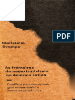 As Fronteiras Do Neoextrativismo Na América Latina Conflitos Socioambientais, Giro Ecoterritorial e Novas Dependências by Maristella Svampa