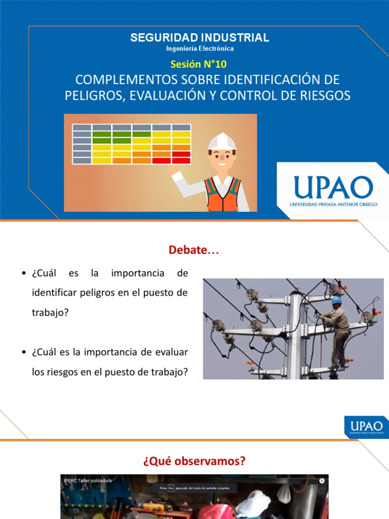 Identificación y Control de Riesgos Laborales | PDF | Riesgo | Dolor lumbar