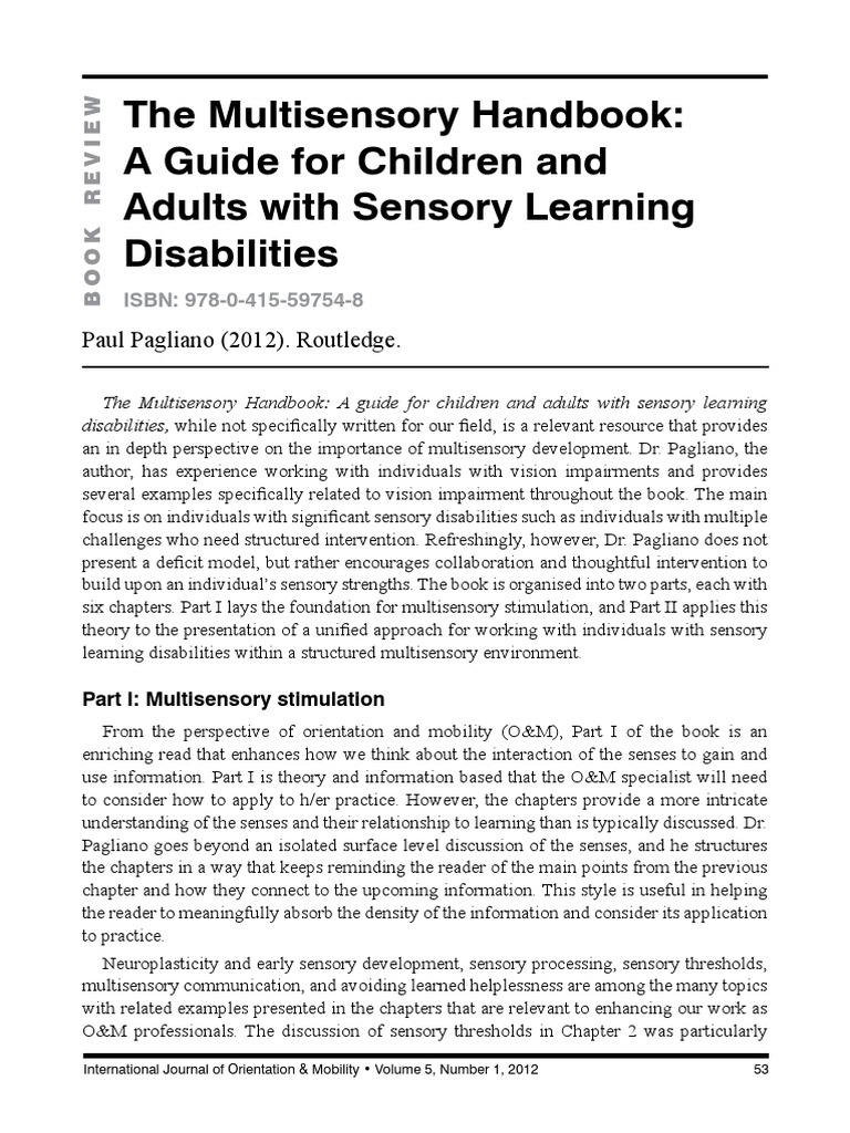 The Multisensory Handbook: A Guide For Children and Adults With Sensory ...