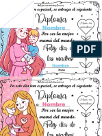 Diplomas Día de La Madre ღTesoritos Kidsღ
