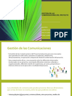 Gestión de Las Comunicaciones Del Proyecto