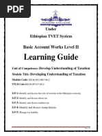 Learning Guide: Basic Account Works Level II