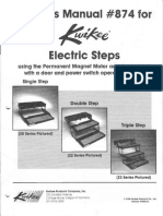 Owners Manual #874 For Kwikee Steps