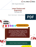 Human Factors and Ergonomic