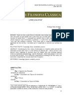 A interdependência orgânica entre as partes da filosofia Estoica: a física, a lógica e a ética