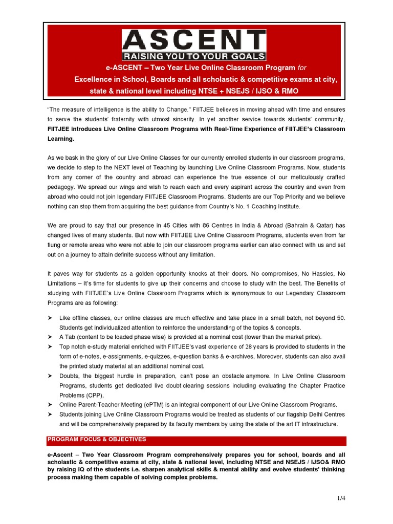  ProgramDetails PDF 182 PDF Test Assessment Educational Technology