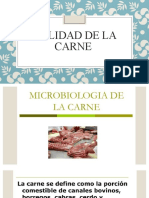 Calidad de La Carne