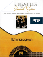 Album The Beatles For Classical Guitar Arr John Hill