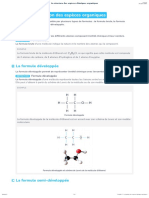 La Structure Des Especes Chimiques Organiques