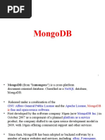 DSW Mongodb1 Part II